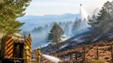 Cairngorms wildfire held on multiple fronts as residents could regain access today
