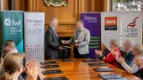 Conwy Council signs Twf Charter to boost Welsh language use in the workplace