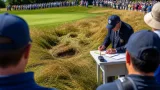 DeChambeau penalised two shots after ruling on play from rough alters Open leaderboard