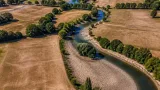 Drones show Kent landscapes scorched after England’s driest July in almost 190 years