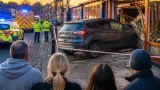Elderly driver fined and banned after car crashes into Wigston restaurant, victim seriously hurt