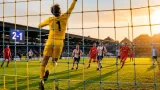 Exeter's young side edged 2-1 at Plainmoor as pre-season preparations continue