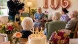 Falkirk resident Marion Lowrie celebrates 106th birthday surrounded by family and neighbours