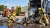 Fire crews battle Harlow bin lorry blaze for hours as 33C heat strains services