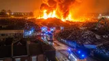Fire crews to spend night at huge Doncaster scrapyard blaze seen across South Yorkshire