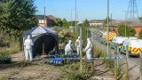 Forensic officers at scene as police tape off land near Hinckley Road roundabout