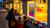 Giant illuminated ducks appear across Darlington as hospice Duck Race approaches