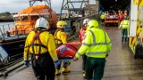 Hartlepool lifeboat rescues ill fisherman five miles off coast after emergency call