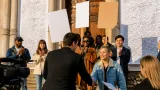 Lambeth leader greets homelessness campaigners as 6,000-signature petition adorns town hall