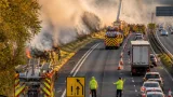 Major fire beside M1 forces southbound closure and diversion between Alfreton and Nottingham