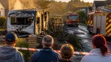 Man arrested after caravan blaze sparks police arson probe in Coleford
