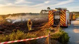 More than 40 firefighters tackle Studland heath blaze as crews monitor hotspots