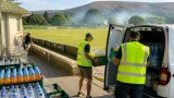 Mossley cricket club mounts round-the-clock aid for crews fighting moorland fires