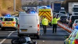 Motorcyclist in critical condition after crash shuts M1 southbound near Loughborough