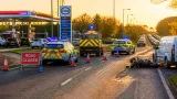 Motorcyclist taken to hospital after A417 collision shuts road near Fairford