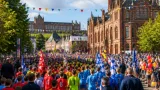 Record-breaking Foyle Cup parade fills Derry streets as tournament kicks off