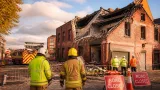 Residents evacuated and roads shut after Leicester factory collapse triggers safety operation