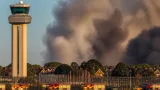 Smoke seen over Manchester Airport as fire crews respond near Wythenshawe