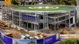 Topping out marks milestone for £100m Dorset County Hospital emergency and critical care build