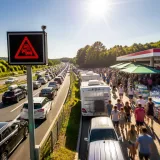Millions expected on roads as UK heatwave keeps temperatures above 30°C