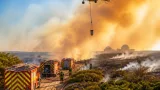 Wildfire near Sizewell B stabilised but risk of reignition remains, crews warn