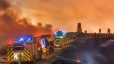 Wildfire scorches countryside near Shepshed as crews battle flames into the night