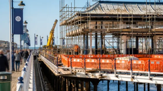 £20m restoration of Southport Pier under way as thousands visit for The Open