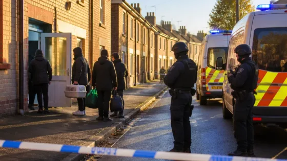 Homes evacuated and roads cordoned after security alert in north Belfast