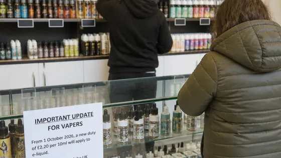 New £2.20 duty on vape liquids from October raises safety and cost fears in Derby