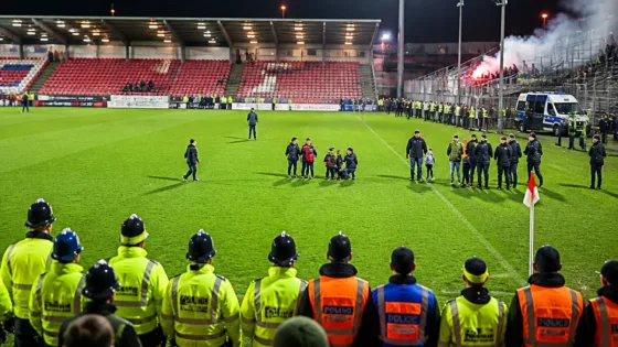 PSNI opens probe after crowd trouble halts Europa League tie at Brandywell