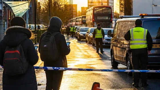Road blocked after morning crash causes disruption in Croydon