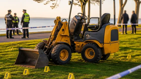 Teenager dies after falling from mini loader in Chalkwell Park; police investigation continues