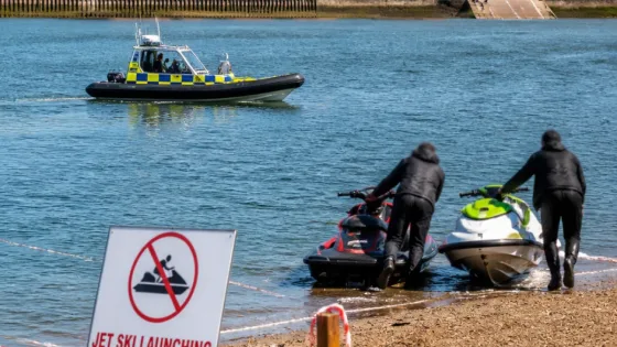 Two fined after illegally launching jet skis from Southend foreshore