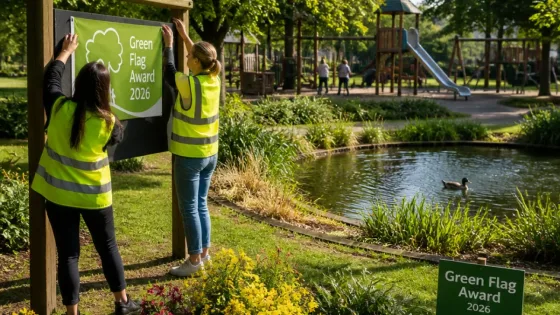 Woodford Park wins Green Flag for ninth year and remains Wokingham borough’s sole recipient