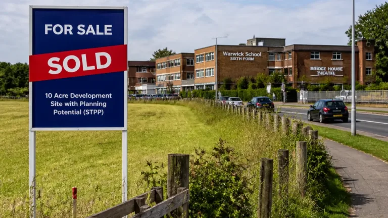 10-acre Stratford Road site sold near Aylesford School — Warwick land seen as long-term development opportunity
