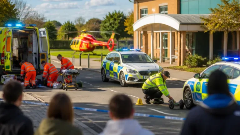 12‑year‑old taken to RVI after falling from e‑scooter in Firthmoor