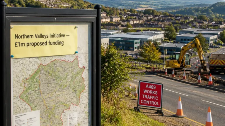 £1m Northern Valleys fund aims to unlock jobs and regeneration across Caerphilly