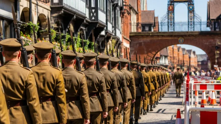 22 Multi Role Medical Regiment to march through Chester with bayonets fixed