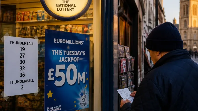 £50m EuroMillions draw held tonight as Thunderball numbers revealed