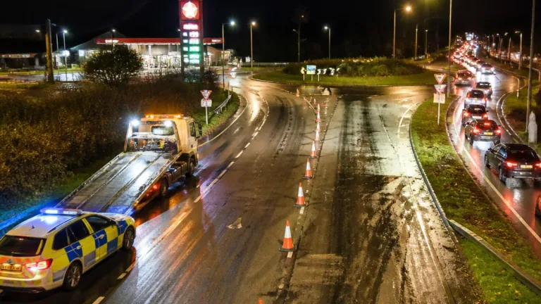 A361 at Barnstaple reopens after crash that closed route through Chivenor