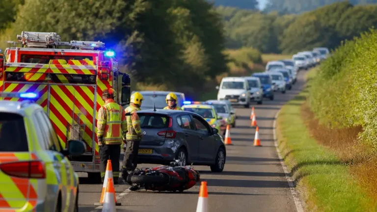 A420 past Faringdon closed for hours after serious crash involving motorbike and car