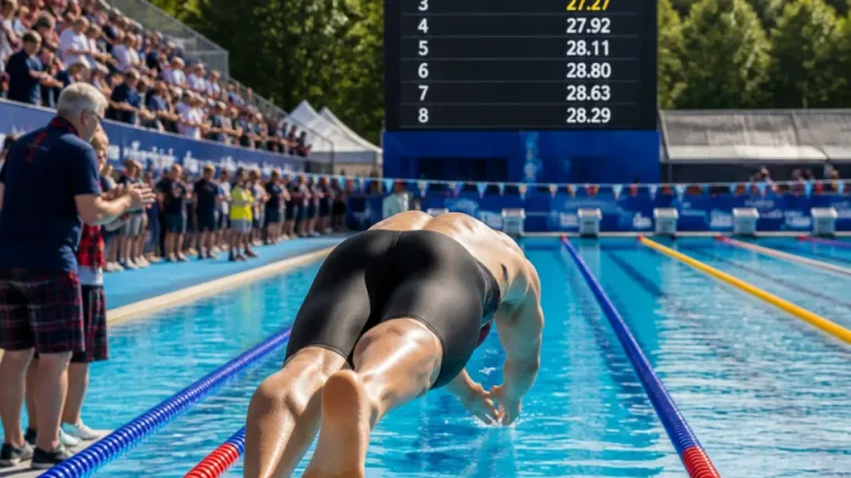 Adam Ramsay-Peaty advances to 50m breaststroke semis at Commonwealth Games in Glasgow