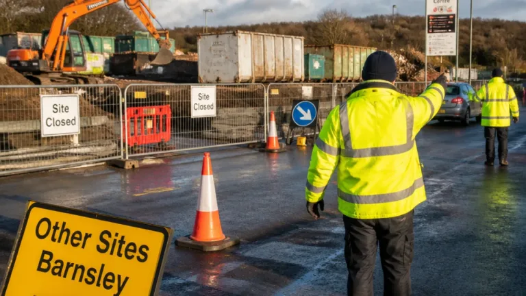 Barnsley recycling centres to close temporarily for phased drainage improvements