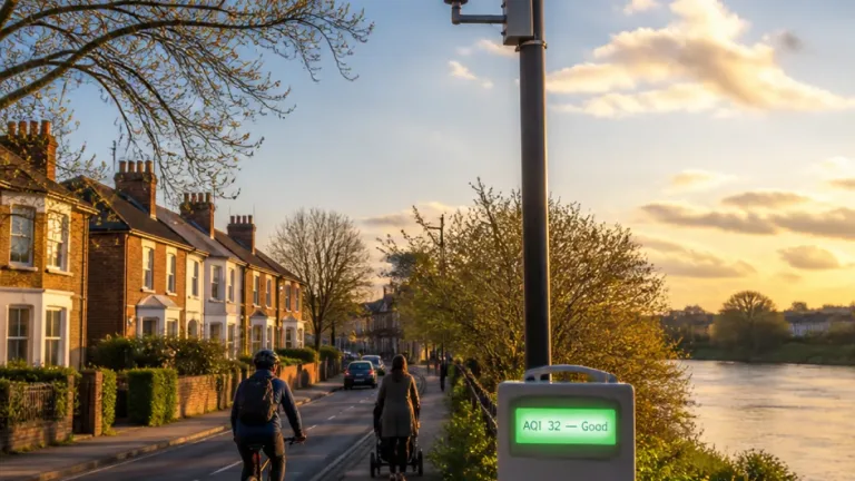 Bexley air quality currently classed as 'Good' with PM2.5 meeting WHO annual guideline