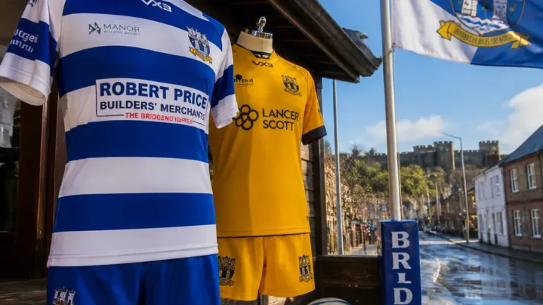 Bridgend Ravens reveal new 2026/27 home and alternative jerseys with local partners