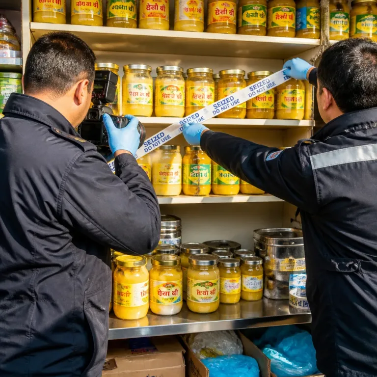 Council seizes 37 litres of illegally imported ghee amid ongoing import controls
