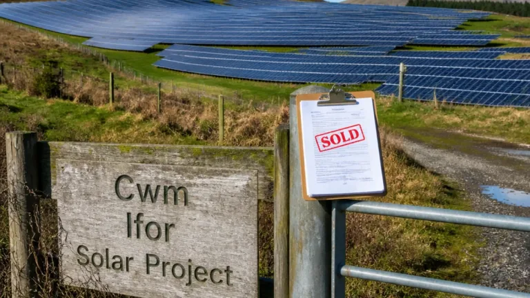 Caerphilly Council made £1.1m profit after sale of 20MW Cwm Ifor solar project