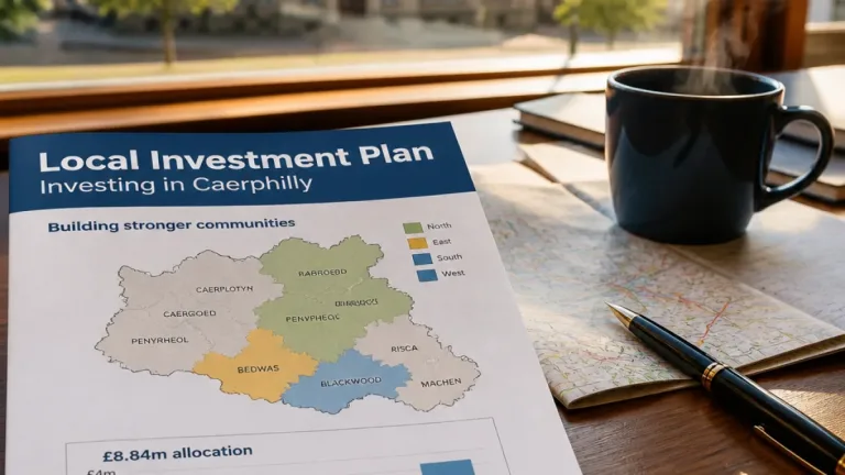 Caerphilly sets out £8.84m Local Growth Fund plan to tackle inequality and boost business