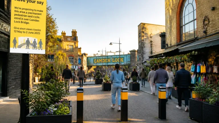 Camden launches consultation to make Camden High Street pedestrian zone permanent