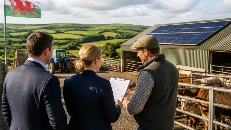 Carmarthenshire farm visit spotlights new support for agriculture amid mounting pressures